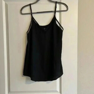 Lulus Sweet Fling Black Mesh Tank Top M